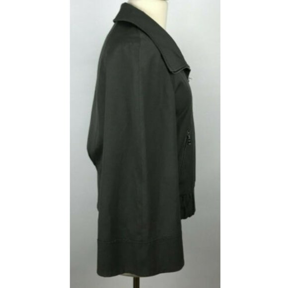 Zara Flare Sleeves Zip Up Jacket w Stretch Sz M - Picture 5 of 7